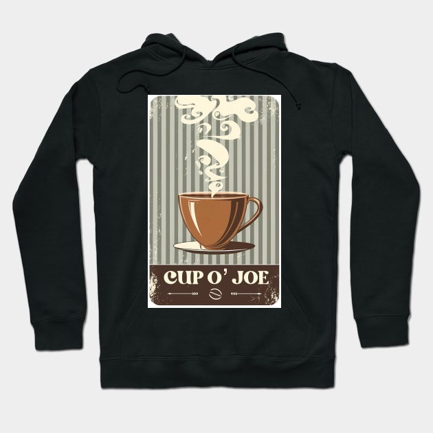 Vintage style Cup O’ Joe Hoodie by rymeldy